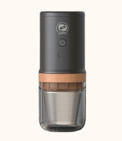 Multifunction coffee bean grinder. (On-board wireless charging brewing coffee / coffee grinding, 3300 mAh lithium capacity, non-segment fine tuning