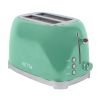 VETTA 2-Slice Extra-Wide-Slot Retro Toaster, Stainless Steel (Seafoam Green), VTS-201RGR