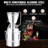 VEVOR 18 Gal Alcohol Distiller Machine Brewing Equipment DIY Whiskey Home Still