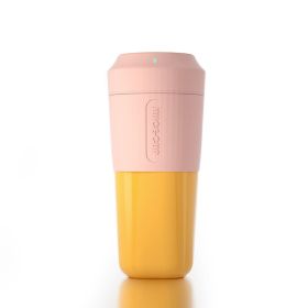 Portable Juicer for Shakes and Smoothie USB Rechargeable (Color: Pink)